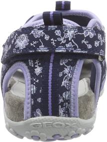 img 2 attached to Geox Girls Roxanne Fuchsia: Athletic Shoes for Little Girls - Stylish and Supportive