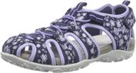 geox girls roxanne fuchsia: athletic shoes for little girls - stylish and supportive logo