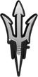 arizona university pitchfork chrome emblem logo