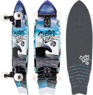 unleash the thrill: sector 9 wavepark shadow longboard complete – the ultimate ride logo