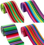 hangnuo rainbow stripes grosgrain wrapping logo