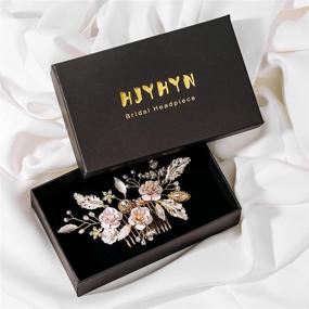 img 1 attached to HJYHYN Rhinestone Wedding Vintage Accessories