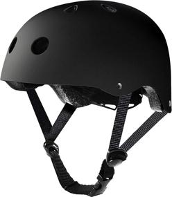 img 4 attached to 🛹 Tourdarson Skateboard Helmet: Impact Resistant, Ventilated & Adjustable for All Ages, Ideal for Various Sports Activities - Roller Skating, Cycling, Scooter, and More!