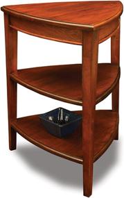 img 4 attached to 🌟 Stylish and Space-Saving: Leick Shield Tier Corner Accent Table