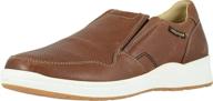 mephisto valter hazelnut leather loafers & slip-ons: stylish men's shoes for comfort and elegance logo