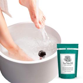 img 1 attached to 👣 Purely Northwest Tea Tree, Peppermint, MSM & Epsom Salt Foot Soak: Ultimate Relief for Athlete's Foot, Burning & Itching, Stubborn Foot Odor, Callouses, Foot Pain & Gout - All Natural, Made in the USA (2LB)