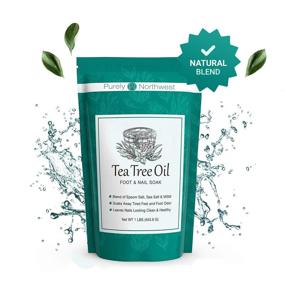 img 3 attached to 👣 Purely Northwest Tea Tree, Peppermint, MSM & Epsom Salt Foot Soak: Ultimate Relief for Athlete's Foot, Burning & Itching, Stubborn Foot Odor, Callouses, Foot Pain & Gout - All Natural, Made in the USA (2LB)