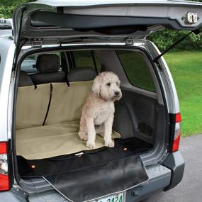 img 4 attached to 🐶 Kurgo Cargo Cape for Dogs: Ultimate Pet Cargo Liner with Bumper Flap, Water Resistance & Storage Pockets for Cars, SUVs, and Trucks