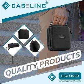 img 2 attached to Caseling Portable Hard Carrying Travel Storage Case for External Optical Drives - Black