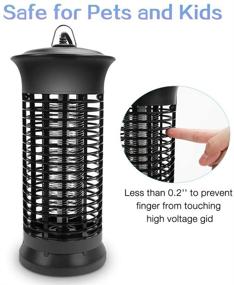 img 2 attached to 🦟 Powerful Electric Bug Zapper with Replacement Bulb: Indoor Mosquito Zapper Killer Light for Home, Office, and More