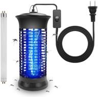 🦟 powerful electric bug zapper with replacement bulb: indoor mosquito zapper killer light for home, office, and more logo