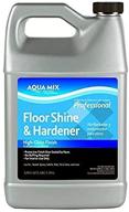aqua mix floor shine and hardener - superior gallon solution for long-lasting floors logo