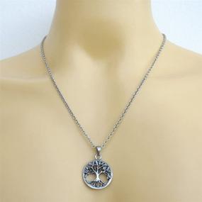 img 2 attached to OhDeal4U Yggdrasil Pendant Stainless Necklace