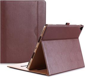 img 4 attached to 📱 ProCase iPad Pro 12.9 Case 2017/2015 (Old Model) - Versatile Stand Folio Cover with Apple Pencil Holder - Brown