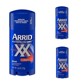 img 3 attached to ARRID XX Regular Anti-Perspirant Deodorant Solid 2.6 oz (Pack of 3) - Long-lasting Sweat Protection