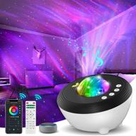 🌌 goosel galaxy projector with bluetooth music speaker & remote control, bedroom star projector with app, 8 white noises, and alexa compatibility логотип