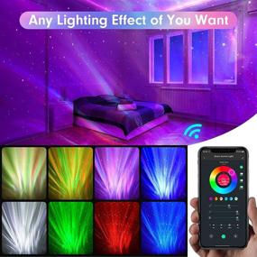 img 3 attached to 🌌 GOOSEL Galaxy Projector with Bluetooth Music Speaker & Remote Control, Bedroom Star Projector with APP, 8 White Noises, and Alexa Compatibility