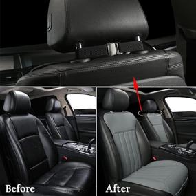 img 1 attached to West Llama 1 Pair Sideless Front Car Seat Covers Protectors Universal Fit 95% Of Cars (SUVs