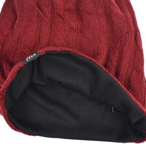 img 1 attached to 🧢 VECRY Men's Slouch Beanie Skull Cap Extra Long Baggy Hip-Hop Hat for Winter and Summer