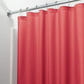 img 1 attached to 🚿 Bath Elements DI Heavy Duty Magnetic Red Shower Curtain Liner