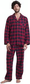 img 1 attached to SIORO Pajamas Set Flannel Sleepwear Loungewear