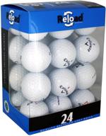 🏌️ premium 24-pack of callaway golf balls: reload recycled, white, one size logo