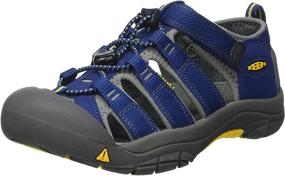 img 4 attached to 👟 Стильные мальчики KEEN Newport H2 Depths Gargoyle: идеальное сочетание моды и функциональности