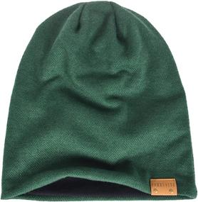 img 3 attached to 🎩 VECRY Men's Large Skullcap Knit Hat - Oversized Slouch Beanie for Maximum Style