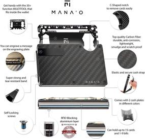 img 2 attached to 🔧 Versatile Strap Multitool for Minimalist Men's Wallet