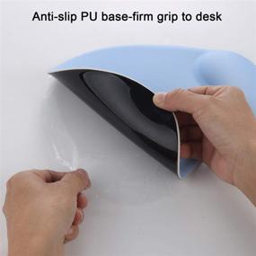 img 1 attached to 🖱️ Xinidc Ergonomic Computer Mouse Pad: Pain Relief & Wrist Rest Support - Ideal for Office, Home, and Studying