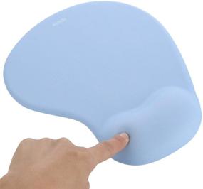img 4 attached to 🖱️ Xinidc Ergonomic Computer Mouse Pad: Pain Relief & Wrist Rest Support - Ideal for Office, Home, and Studying