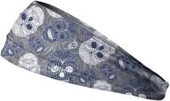 🔵 blue muertos big bang lite headband by junk brands: versatile and one size fits all! logo