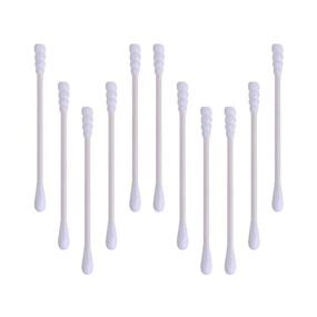 img 3 attached to 🌟 300-Piece Double Tipped Cotton Swabs with Spiral Head - Multipurpose, Highly Absorbent, Hygienic, Sterile Sticks for Safe Cleaning