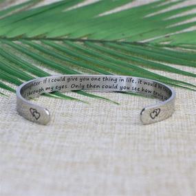 img 1 attached to 🎁 JoycuFF: Engraved Inspirational Bracelets for Women - Perfect Christmas & Birthday Gifts for Her