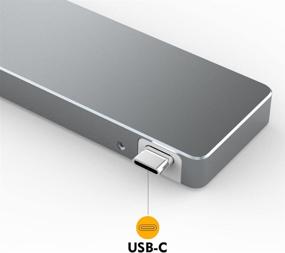 img 2 attached to 🔌 WAVLINK USB C Hub: 6-in-1 Type C Adapter with HDMI, 2 USB 3.0, SD/TF Card Reader, USB C Power Delivery Port - Aluminum Multi-Port Mini Dock for MacBook 2015 Later