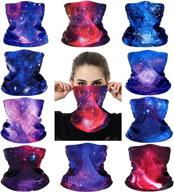 cutewing face mask: uv resistant outdoor bandana for hiking, magic balaclava, neck gaiter, headband, elastic & seamless sport headwear logo