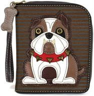 chala handbags - zip around wallet, wristlet, sturdy coin purse for women: 8 credit card slots & more logo