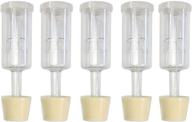 🍺 enhance your home brewing experience with box brew kits 5-pack airlock and stopper set for fermentation of beer, wine, kombucha, fits gallon jugs (5) logo