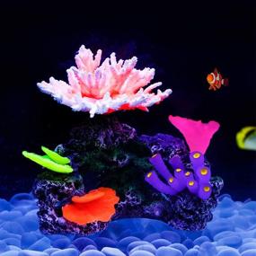 img 4 attached to Danmu Artificial Ornaments Aquarium Decoration Fish & Aquatic Pets