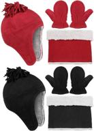 winter toddler mittens scarf girls girls' accessories in cold weather logo