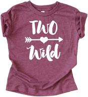 🎉 olive loves apple 2nd birthday girls shirt for toddler girls - two wild second birthday outfit logo