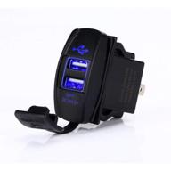 amps fast charger back lit maverick wrangler logo