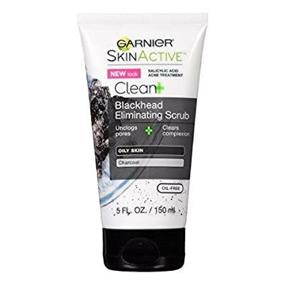 img 3 attached to 👊 Garnier Clean Scrub Blackhead Eliminating 5 Ounce (145ml) (3 Pack): Powerhouse Solution for Clear, Blemish-Free Skin!