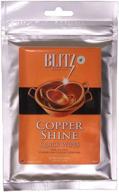 🧼 30ct quick-cleaning wipes for blitz copper shine and shine logo