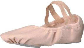 img 4 attached to Danzcue Stretch Canvas Ballet Slipper Women's Shoes