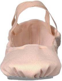 img 3 attached to Danzcue Stretch Canvas Ballet Slipper Women's Shoes