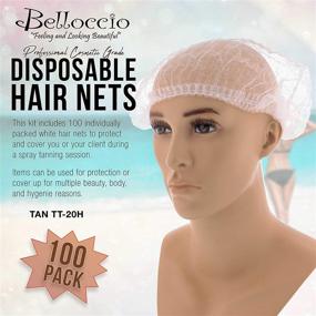 img 3 attached to 🎩 Belloccio Pack of 100 Disposable Hair Caps