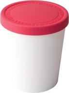 🍨 tovolo raspberry sweet treat ice cream tub: tight-fitting & stack-friendly logo