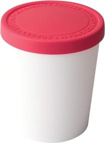 img 4 attached to 🍨 Tovolo Raspberry Sweet Treat Ice Cream Tub: Tight-Fitting & Stack-Friendly