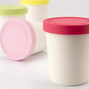 img 1 attached to 🍨 Tovolo Raspberry Sweet Treat Ice Cream Tub: Tight-Fitting & Stack-Friendly